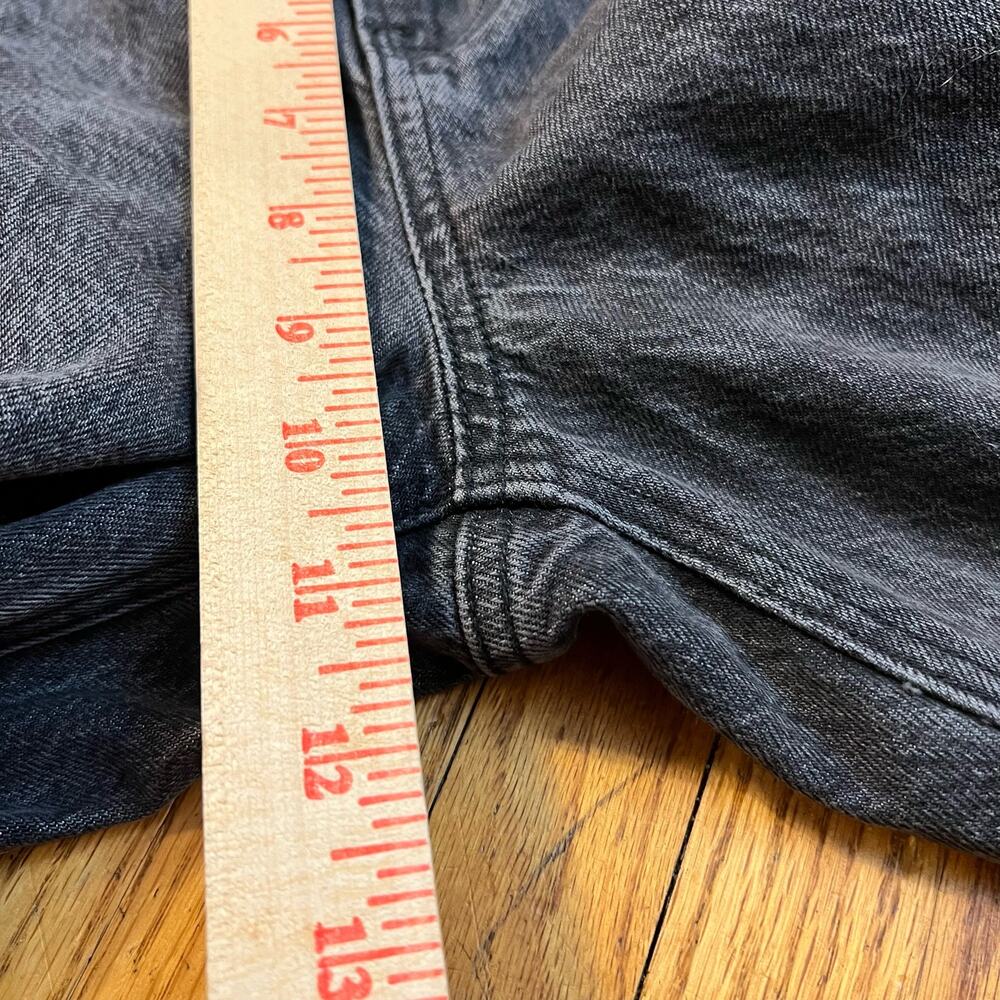 American Eagle Jeans Womens 6 Short Faded Black 90s So Stout Straight Pants - Picture 11 of 11